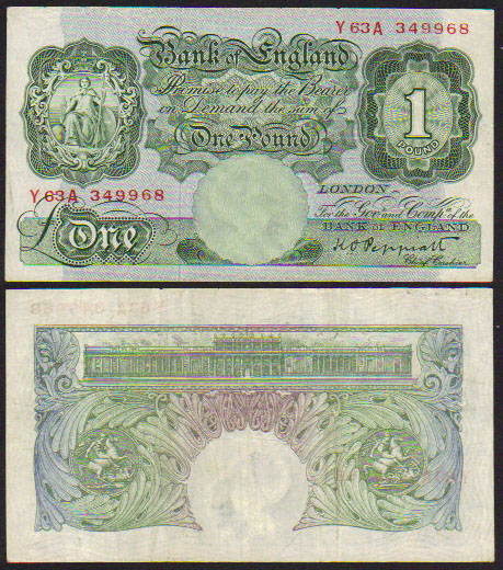 1948-49 Great Britain 1 Pound L000288 - Click Image to Close